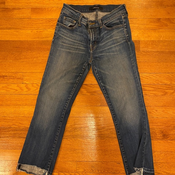J brand Raw Hem Jeans 27x25 - Picture 1 of 5